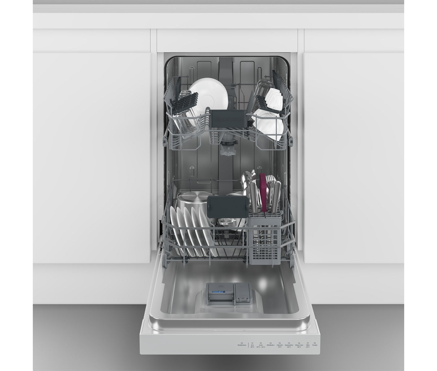 Blomberg GUS28S22W - Underbygningsopvaskemaskine 45 Cm