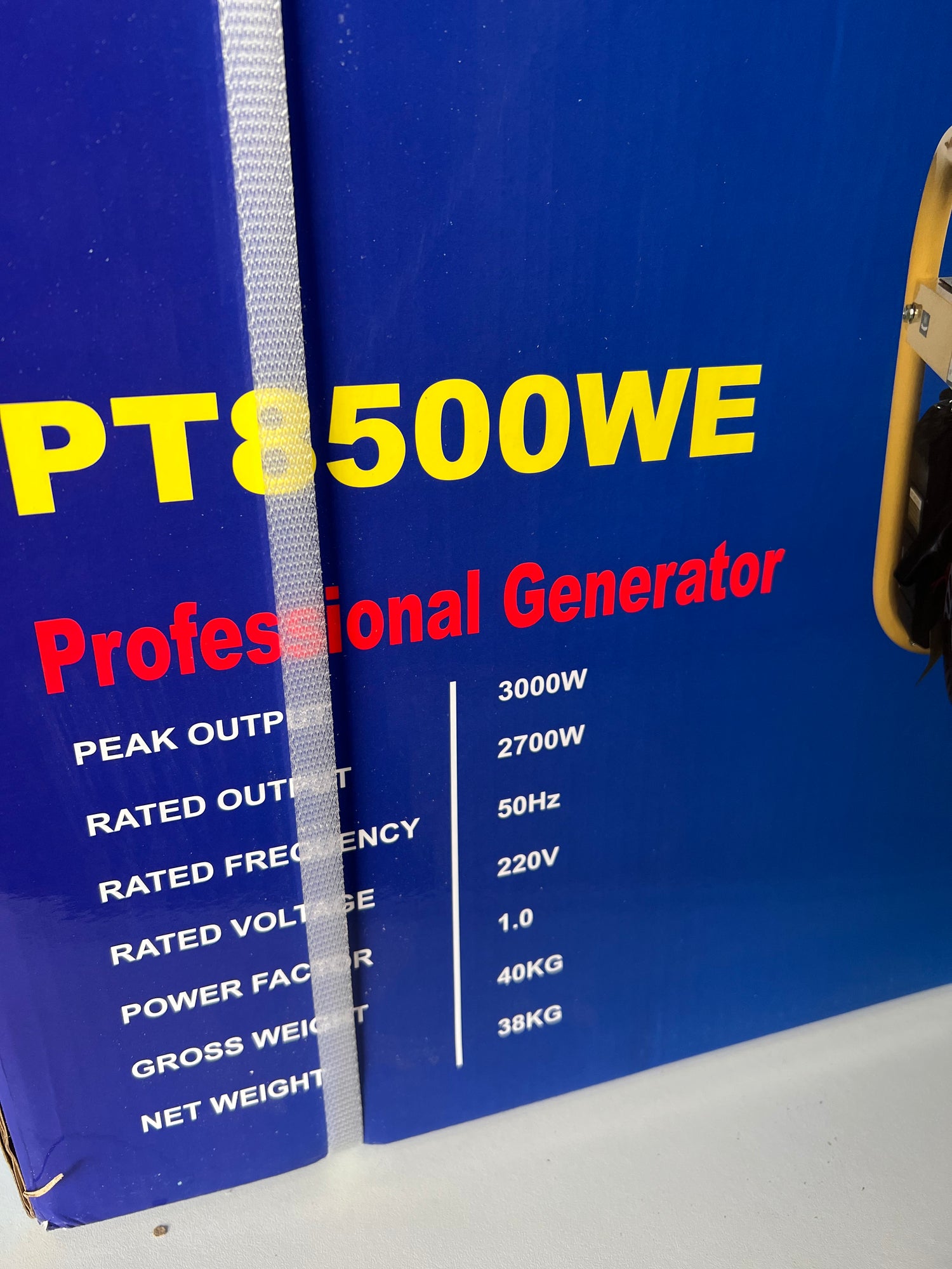 Strømgenerator - PT8500WE Benzingenerator 3000W - 3,0Kw