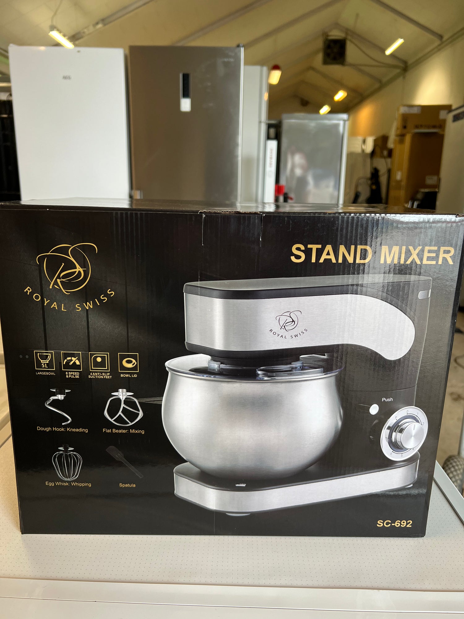 Royal Swiss – Køkkenmaskine 5L 1300W
